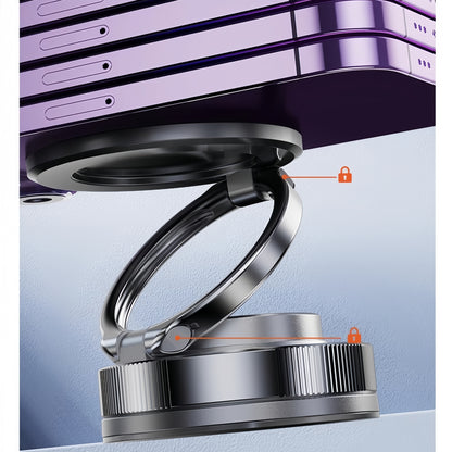 Mechanical lever linkage alloy arm provides sturdy support for your phone while driving electric vehicles