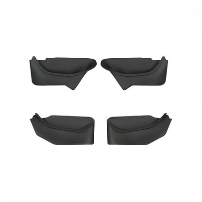 Custom-fit side door storage organizer for Model Y Juniper 2025+, made from durable TPE to provide all-weather pocket storage