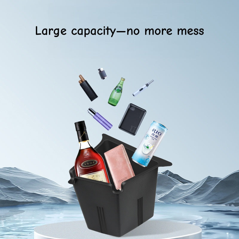 Durable and water-resistant rear trunk storage box that protects tools and accessories in daily use for Model Y owners