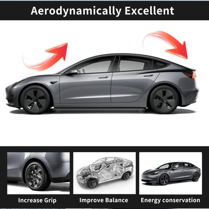 ABS performance rear lip spoiler for 2024 Model 3 providing durable construction and enhanced rear-end styling