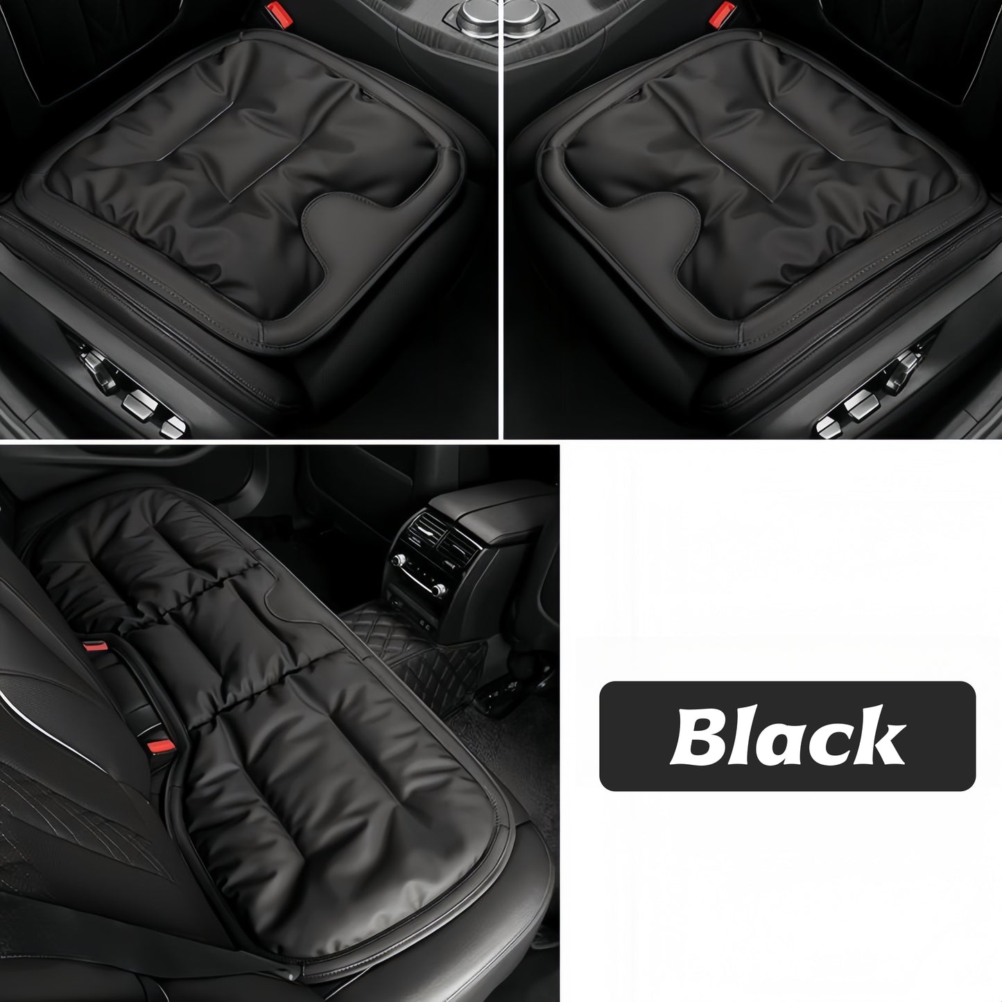 High-quality silicone leather seat cover with non-slip silicone backing to keep cushion securely in place