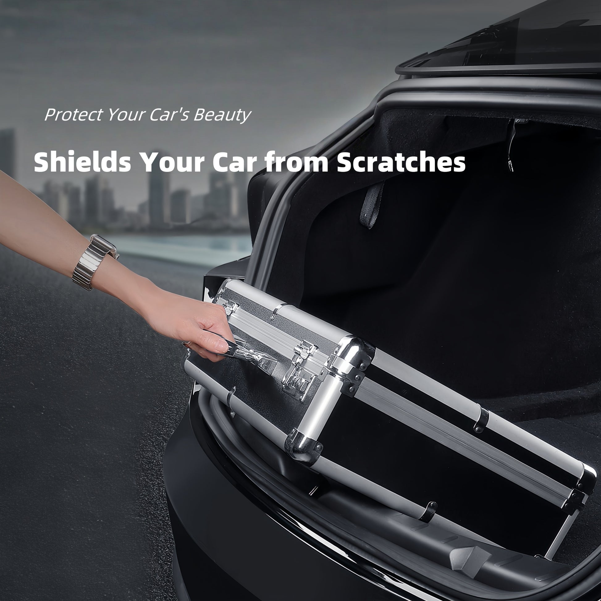 Essential trunk protection accessory for Tesla Model Y 2025 Juniper, durable, weather-resistant, and sleek