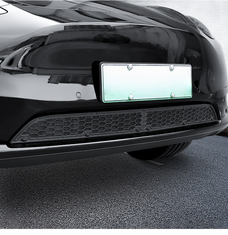Tesla Model 3 Highland EV accessory, front bumper mesh grille upgrade, durable ABS and stainless steel construction