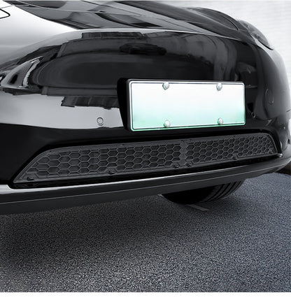 Tesla Model 3 Highland EV accessory, front bumper mesh grille upgrade, durable ABS and stainless steel construction