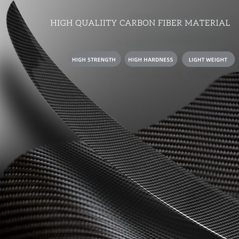 Lightweight ABS performance rear spoiler wing for Tesla Model 3 offering improved stability and sporty styling