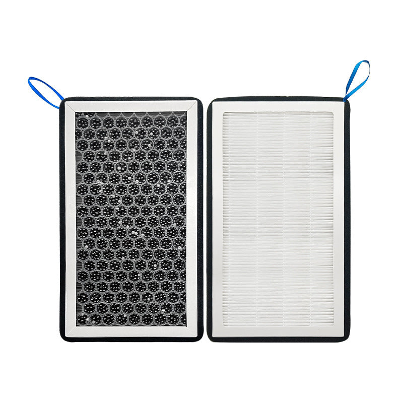 High-efficiency activated carbon cabin air filter replacement for Tesla Model 3, Model Y, and Highland models with upgraded HEPA-quality filtration