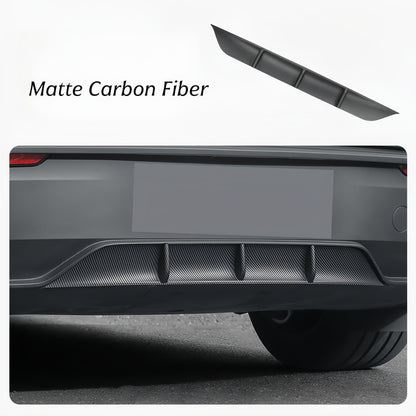 ABS rear diffuser lip for Tesla Model Y 2025 Juniper, offering rear bumper protection and premium finish