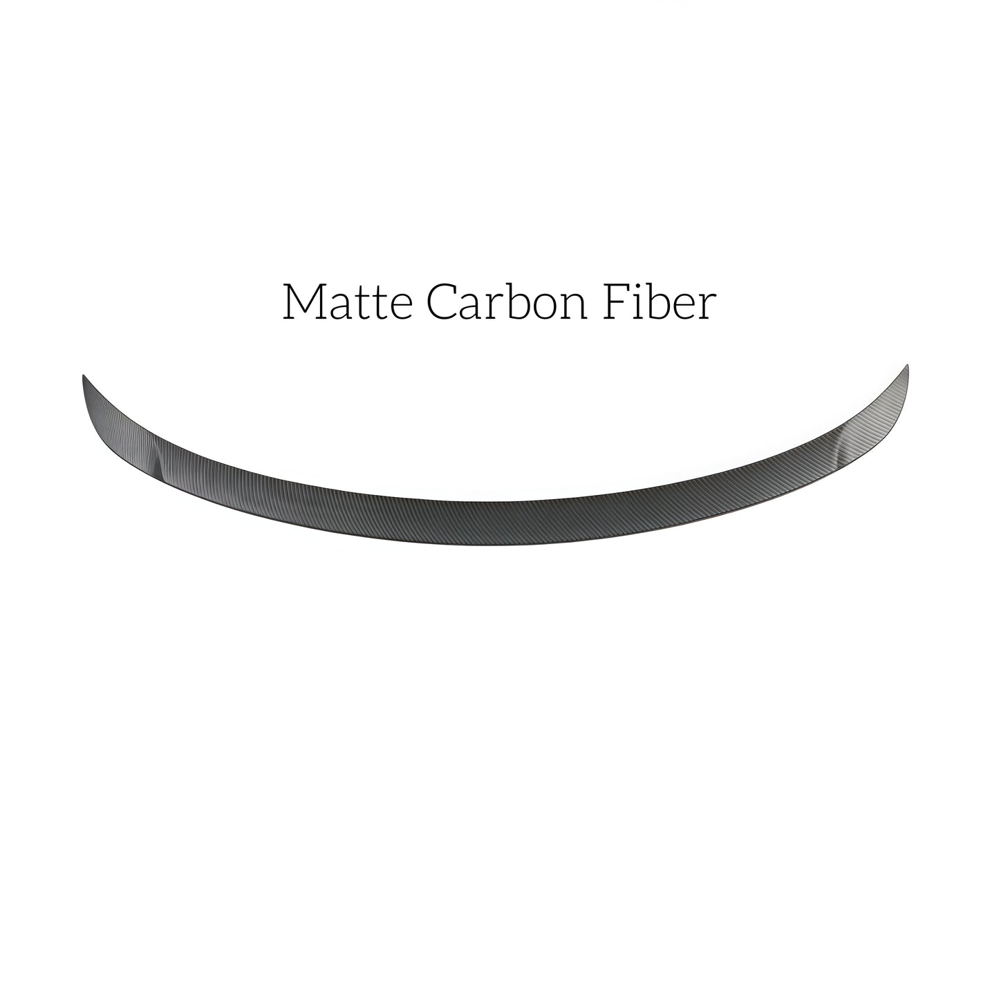 Carbon look ABS rear spoiler for Tesla Model Y 2025 Juniper, designed for aerodynamic upgrade and sporty OEM-style appearance