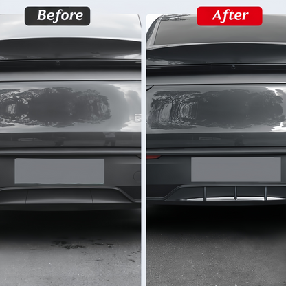 Impact absorption rear diffuser lip for Tesla Model Y 2025 Juniper, protecting rear bumper from light bumps