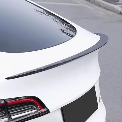 ABS spoiler wing for Tesla Model Y 2025 Juniper, designed to reduce lift and increase stability during high-speed driving