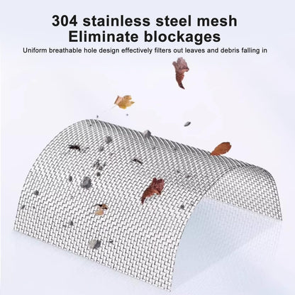 Close-up of stainless steel mesh grille air intake cover for Tesla Model Y, offering durable protection and smooth airflow.