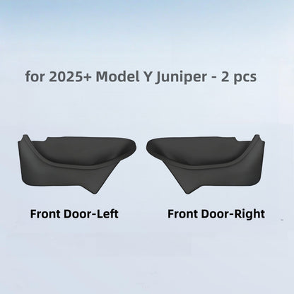 All-weather TPE door pocket insert designed to fit seamlessly into the Model Y Juniper 2025+ door panel for organized storage