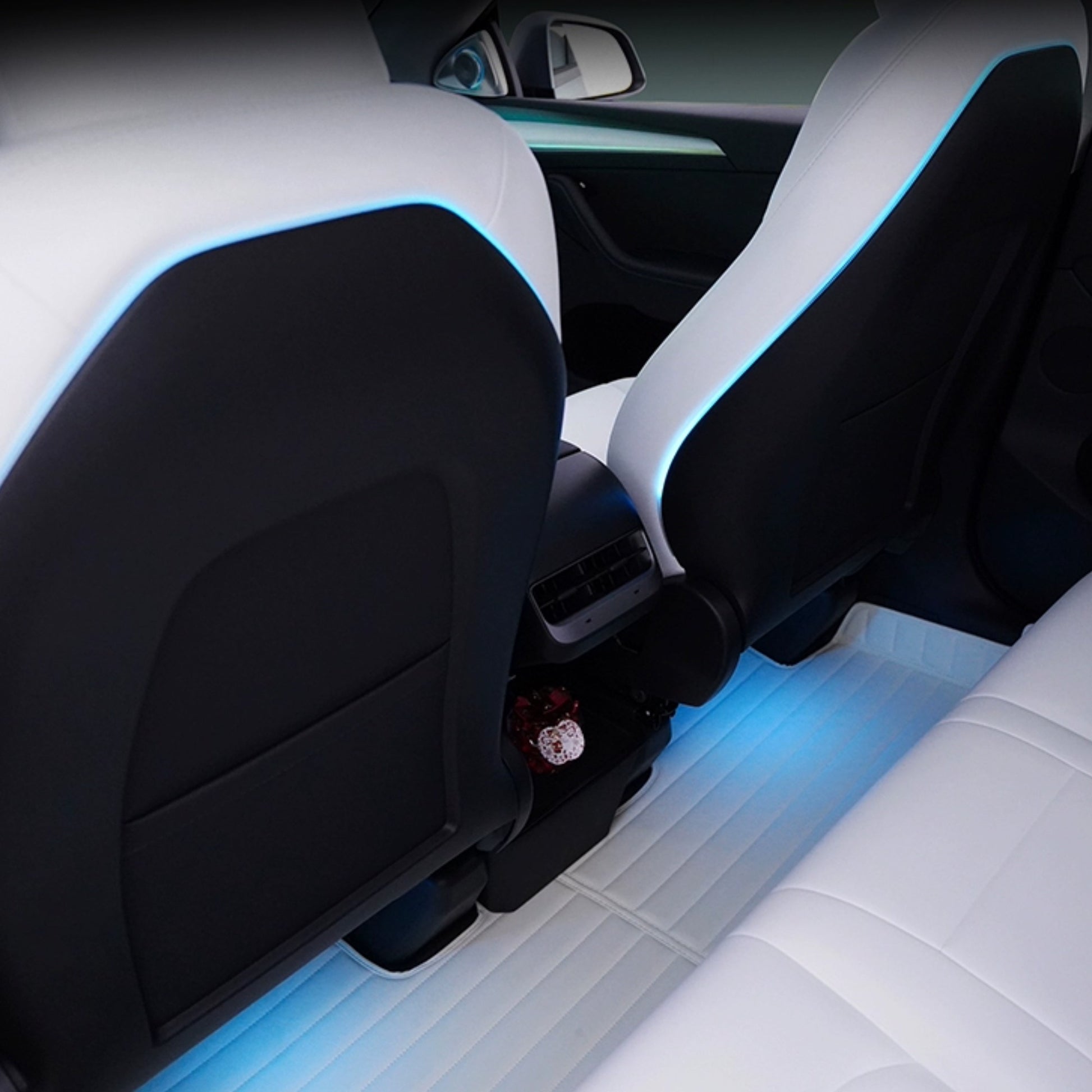 Easy, damage-free installation for Tesla Model 3 ambient lighting kit, designed for tool-free setup without harming interior panels