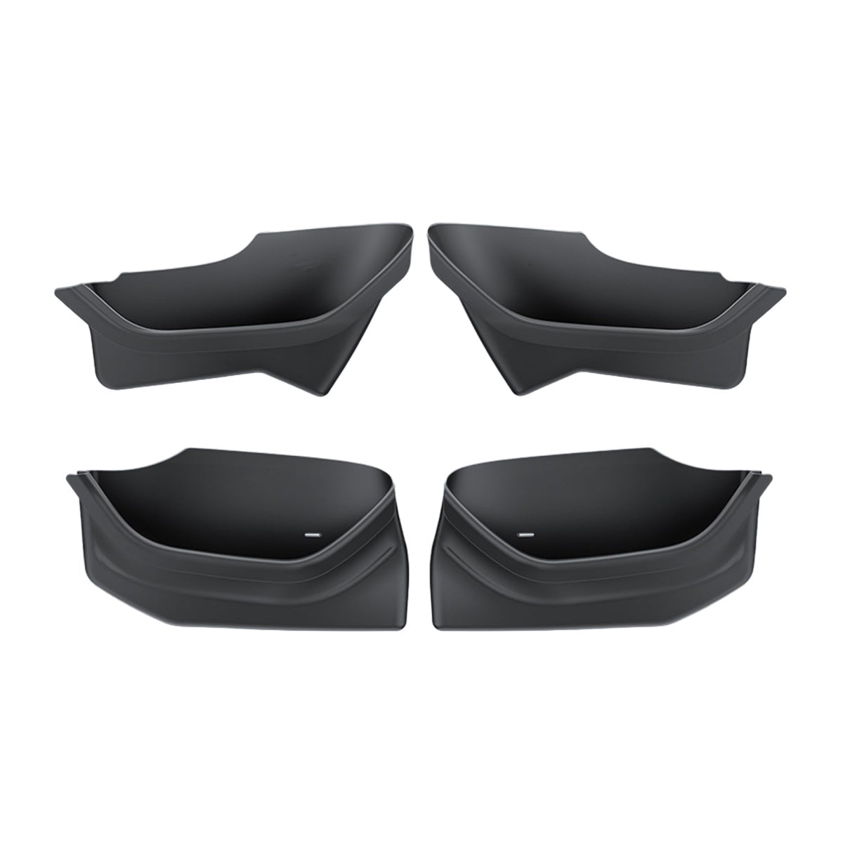 All-weather TPE side door storage box designed for Model 3 Highland 2024, offering added organization and cleaner interior space