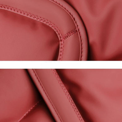 Universal cushion with soft, fluffy long-pile fabric that enhances comfort and adds warmth during winter drives